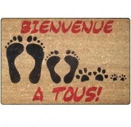 Tapis d entrée (60 cm) Paillasson Bienvenue Tapis d entrée (60 cm) Paillasson