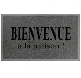 Tapis d entrée (75 cm) Bienvenue à la maison Gris Tapis d entrée (75 cm) Bienvenue