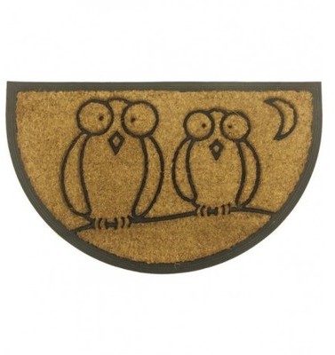 Paillasson Demi-lune Hiboux - Aubry Gaspard - Aubr