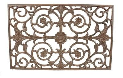 TAPIS PAILLASSON FER FORGE RECTANGULAIRE FONTE 64.