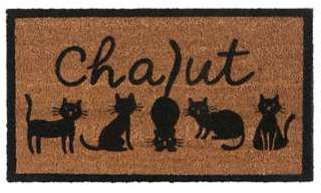 Paillasson Coco PVC Chalut Chats 70 x 40 x 1 5 cm Paillasson Coco PVC Chalut