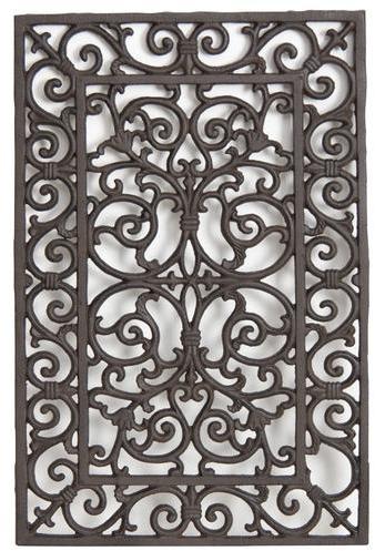 Paillasson de jardin en fonte