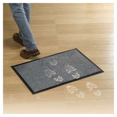 Lot de 2 paillassons anti salissures 90x150cm et 4