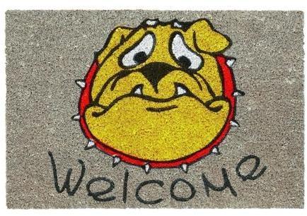 Tapis coco décor chien méchant 40x60 cm 40x60 cm
