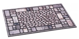Paillasson extérieur galets Grey 40x60 cm