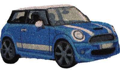 Paillasson mini bleue Paillasson mini bleue