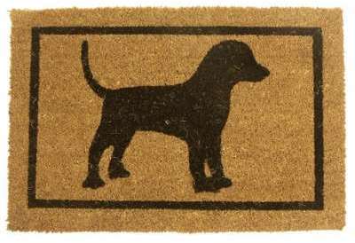 Paillasson en coco motif chat OU chien