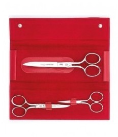 TROUSSE DE COUTURE DOVO 3 CISEAUX NICKELES