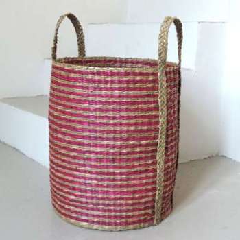 Maison Tilleul - Panier à linge en jonc de mer (par Maison Tilleul - Panier à