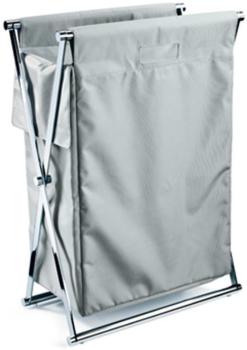 CROSS WB - Panier à linge - chrome gris nylon imperméable CROSS WB - Panier à linge