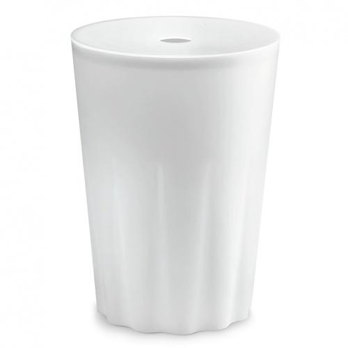 Stool - Tabouret Panier à linge - blanc transparent Stool - Tabouret Panier à