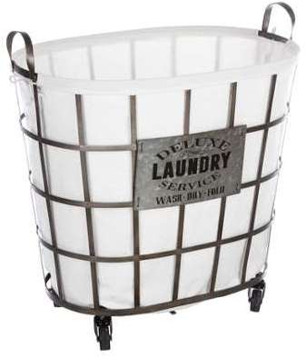 Panier à linge Walton - Blanc