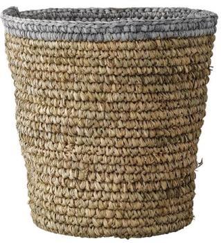 Panier Bloomingville Naturel et Gris