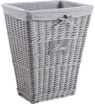 Panier à linge Home en osier et coton