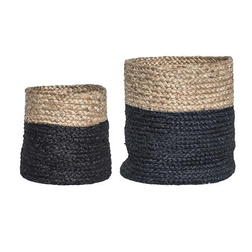 Lot de 2 paniers en jute Bloomingville