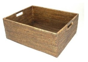 Panier de rangement en rotin, rectangulaire - Endo
