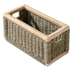 Panier de jonc de mer