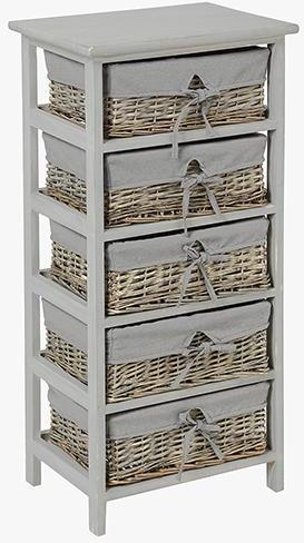 Chiffonier à 5 paniers - Bois