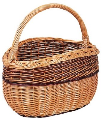 Panier gondole en osier Buff Panier gondole en osier Buff