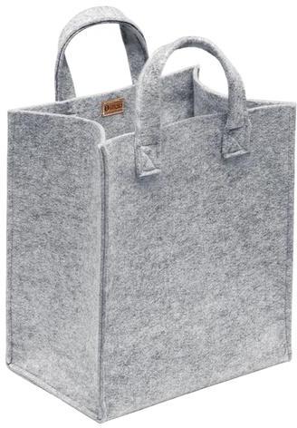 Meno - Sac de rangement en feutre - gris clair Taille Meno - Sac de rangement en