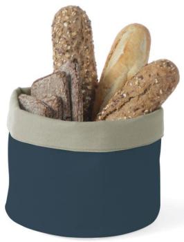 Sac à Pain Rond Coton Durable Gris Foncé Disponibl