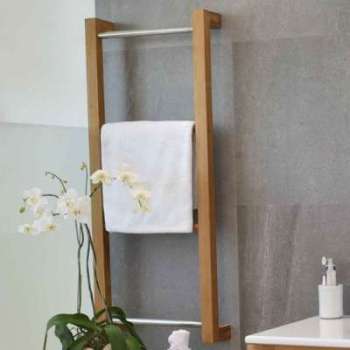 Echelle porte-serviette en teck Echelle porte-serviette en
