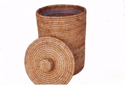Panier de rangement en rotin naturel
