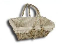 PANIER EN OSIER VIEILLI