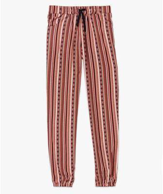 Gemo - Pantalon fluide bas élastiqué à imprimé - R
