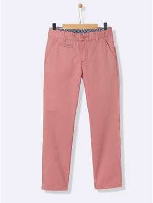 Pantalon chino garçon bois de rose Pantalon chino garçon bois