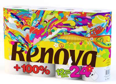 Papier toilette Renova Green XXL 2 plis - Papier t