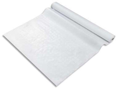 Nappe papier blanche en rouleau effet gaufré et satiné Nappe papier blanche en rouleau