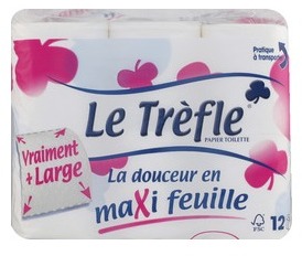 Papier toilette, la douceur en maxi feuille