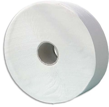 Colis de 6 Bobines de papier toilette 1 pli blanc