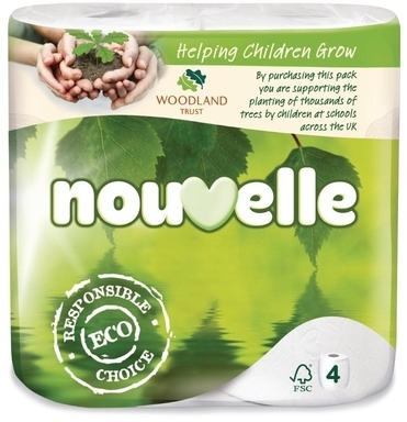 Papier toilette doux et confortable Nouvelle par 4