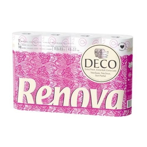 Papier toilette Renova lotionné 4 plis - Papier to