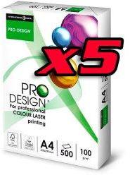 Lot de 5 ramettes papier IP Pro design - 100 G
