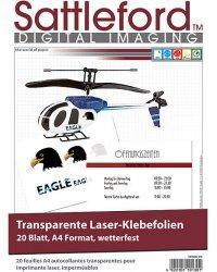 20 films autocollants transparents A4 20 films autocollants transparents