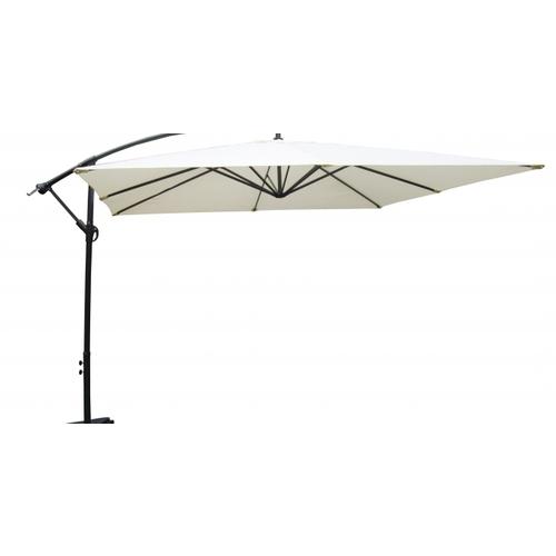 Parasol carré Solenzara écru 3x3mètres