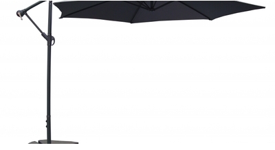Parasol déporté Ø 300cm Porticcio - Gris