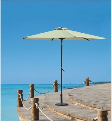 Parasol Droit 3 m Blanc Parasol Droit 3 m Blanc