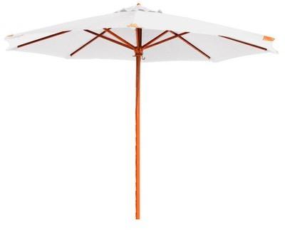 Parasol écru en bois 300 cm Macao