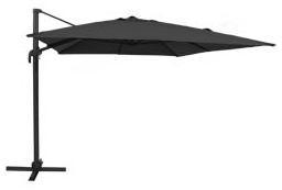 Parasol déporté ROI 3X4M Coloris gris ardoise