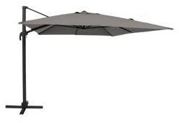 Parasol déporté ROI 3X4M Coloris gris galet