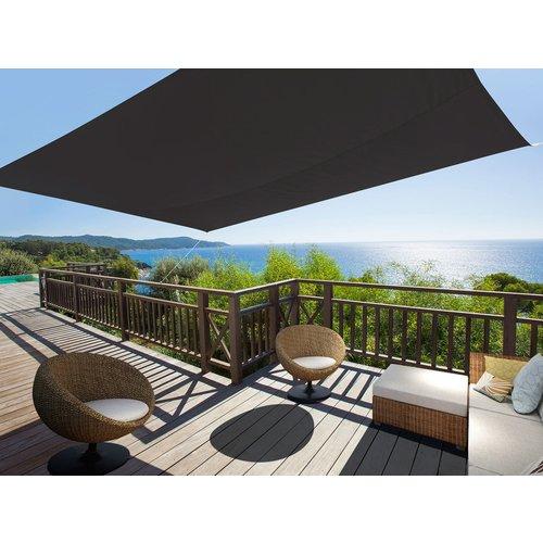 Voile dombrage rectangulaire 2,45x3,45m en polyes