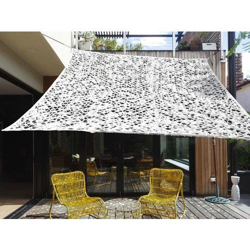 Voile dombrage rectangulaire 3x4m en polyesther 1