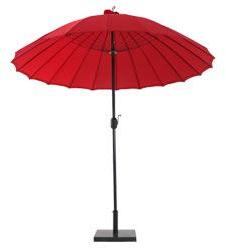 Parasol droit SHANGHAI 2.7 M rouge