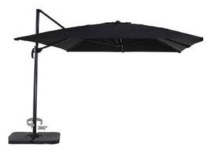 Parasol jardin déporté Alu Sun 4 - Rectangle- 3 x 4 Parasol jardin déporté Alu