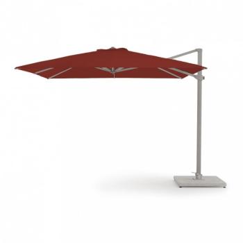 Parasol Bras libre carré - bordeaux structure aluminium Parasol Bras libre carré -