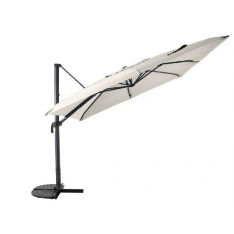 Parasol déporté toile écru